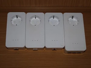 4x devolo dLAN Powerline Steckdosen Adapter 3x dLAN 650+ und 1x dLAN 650 triple+ - Bild 1 von 7