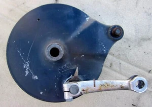 kawasaki ltd 454 rear brake hub arm shoes spring OEM LTD 454 Rear Brake  1985-90 - Picture 1 of 3