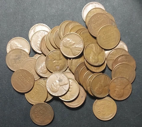 1950 Lincoln Wheat Cent Average Circulation Cover