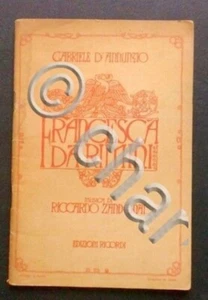 Musica - Francesca da Rimini - Gabriele D'Annunzio - Musica Zandonai - 1914 - Picture 1 of 1