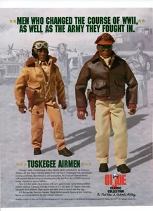 G.I. Figuras de acción Joe Tuskegee Airmen Segunda Guerra Mundial - Anuncio impreso de juguetes vintage 1997 BONITO - Imagen 1 de 4