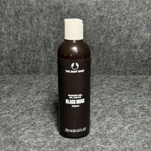 THE BODY SHOP  Black Musk Shower Gel 8.4 Fl Oz Rare Unisex New - Picture 1 of 4