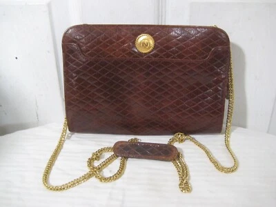 Bolso Bandolera de Hombro Cartera de Cuero Marrón ALBERT NIPON. Foto 1 de 4