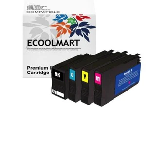 4 Pack 950XL 951XL Ink Cartridge Set Fit Officejet Pro 8600 Plus 8600 Premium - Picture 1 of 3