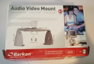 Suporte de braço de montagem em prateleira suporte A/V AV DVD receptor videocassete flutuante até 25 lb - Imagem 1 de 4