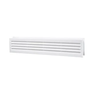 Rejilla de ventilación de aire para puerta de baño 450 mm x 92 mm cubierta de ventilación para muebles de dos lados - Imagen 1 de 2