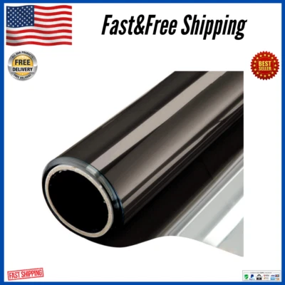 000Papel Para Polarizado Para Autos Efecto Espejo Control De Calor Anti UV Plata Foto 1 de 4