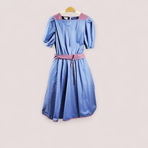 Vintage Byer Too! Women's Light Blue Dress Size 9 - Picture 1 of 5