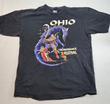 Vintage Ohio Renaissance Festival Shirt USA Dragon Retro Rare Single Stitch SEE!