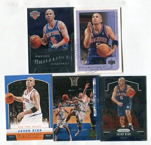 Lotto di 5 carte basket Jason Kidd HOF SUNS MAVS RETI KNICKS (LOTTO 18) - Foto 1 di 1