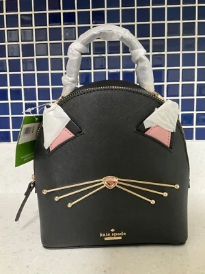 Bolso Mochila Pequeño Kate Spade CAT BINX NEGRO Novedad RARO Embalaje Original Foto 1 de 4