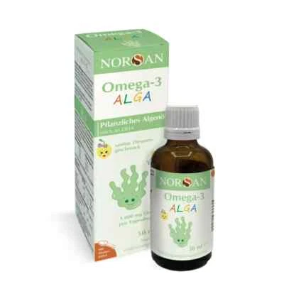 Norsan Omega-3 ALGA vegan 50ml Zitrone für Kinder