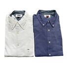 NWT Tommy Hilfiger Mens Relaxed Fit Stretch Oxford Long Sleeve Button Down Shirt
