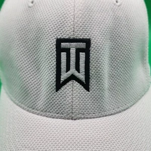 Tiger Woods Hat Cap Flex Stretch White Baseball One Size Logo - Picture 1 of 8