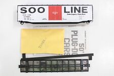HO Scale Athearn 1335 Soo Line 50' Plug Door Boxcar Kit 177850 L1824