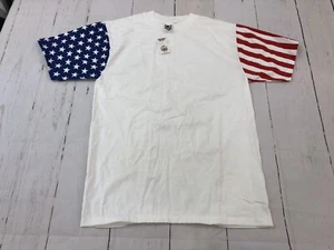 NEW VTG LA Sportswear Made In USA Single Stitch T Shirt Men's Sz L 4th Of July - Picture 1 of 6