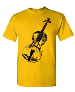 GEIGE / GEIGE - Vintage Hipster Stil - Baumwolle Unisex T-Shirt - Bild 1 von 8