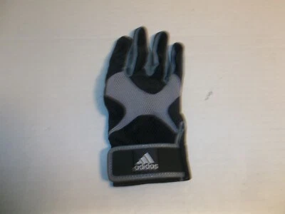 Guante de bateo para mano derecha Adidas negro/gris talla pequeña para hombre Foto 1 de 2