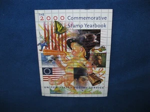 2000 US Postal Service Commemorative Stamp Yearbook with sealed packet of stamps - Picture 1 of 6