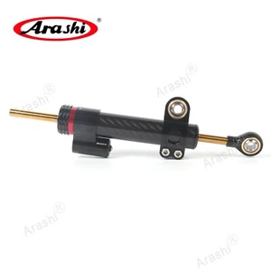 For Yamaha YZF R1 R6 R1M FZ1 FAZER FZ6 Carbon Fiber Steering Stabilizer Damper - Picture 1 of 10