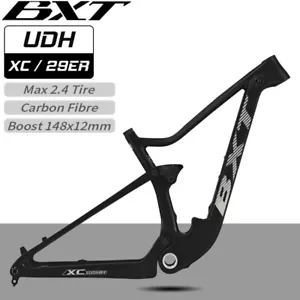 29er Full Suspension Carbon MTB Bike Frame Boost 148mm Mountain Bike XC Frame - Picture 1 of 29
