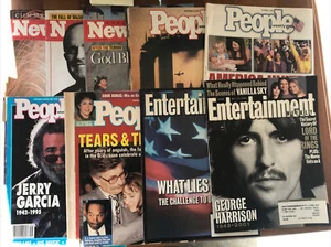 Lot Of 9 People, Newsweek, And Entertainment Weekly Magazines - Picture 1 of 2