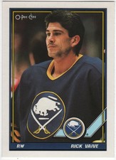 1991/92 O-PEE-CHEE #457 Rick Vaive-Near Mint