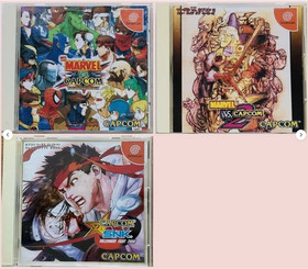 MARVEL VS CAPCOM 1 2 CAPCOM VS SNK 2000 sets DC DreamCast Japan Ver.