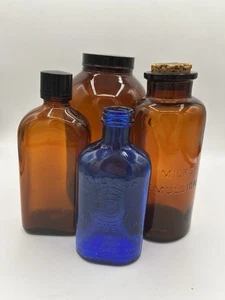 Konvolut verschiedene antike Apotheker Flaschen und Gläser - Bild 1 von 6