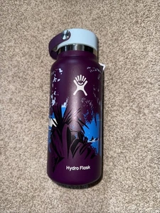 Limited Edition Hydro Flask 32oz Wide Mouth Kailah Ogawa Eggplant Color Hawaii - Picture 1 of 4