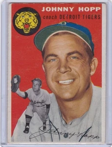 PD: 1954 Topps Baseball Card #193 Johnny Hopp Detroit Tigers - VG+ - Picture 1 of 2