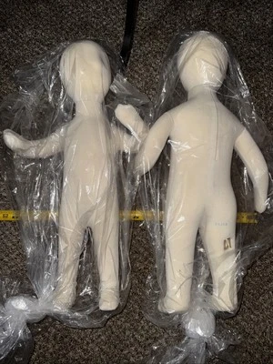 2- Children’s 25” Tall Flexible Full Body Mannequin Dress Form W/removable Head - Image 1 of 4