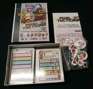 Pixel Tactics 5 (Card Game, 2015) Level 99 Games 2-Player strategy duel COMPLETE - Picture 1 of 2
