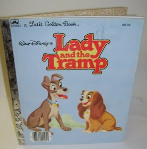 Vintage 1954 A Little Golden Book Lady and The Tramp - Bild 1 von 3
