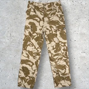 Pantalones de combate cargo del ejército británico para hombre talla 32 32 Desert a prueba de viento - Imagen 1 de 15