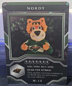 21-22 MVP Nordy Mascot Gaming Card 💥💥💥 Sparkle Foilboard Variant 1:20 Pull - Bild 1 von 3