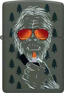 ZIPPO Green matte Color Old Man Zippo 60007478 - Bild 1 von 1