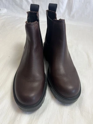 UGG Brown/stout  Leather Markstrum Women’s Pull-On Waterproof Boots 6.5 NWOT - Image 1 of 4