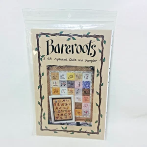 2000 Bareroots Pattern #48 Alphabet Quilt Sampler 24"x27" by Barri Sue Gaudet - Picture 1 of 5