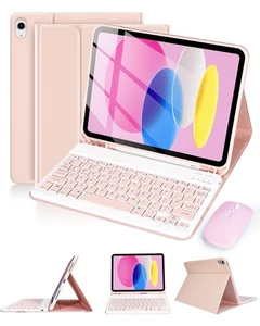 Funda para iPad 11ª (A16) 2025/10ª 2022 Generación con Teclado y Ratón, M... - Imagen 1 de 9