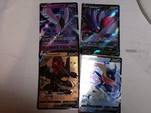 Lot of 4 Pokemon V Cards - Picture 1 of 2