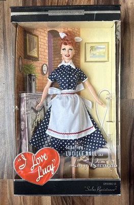 I Love Lucy Mattel Barbie - Sales Resistance Polka Dot Dress - Image 1 of 4