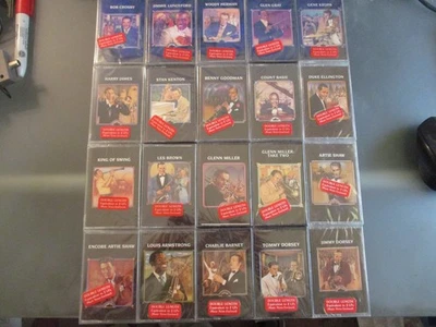 20 NEW & SEALED Big Band Cassettes Time-Life Music Series - All Double Length - Image 1 of 4