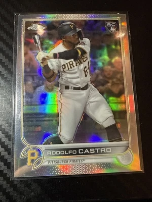 2022 Topps Chrome - Rodolfo Castro #7 Refractor (RC) - Image 1 of 2