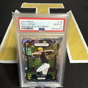 2024 Panini Prizm PAUL SKENES PREMIUM BOX SET PANDORA PIRATES /199 #118 PSA 10 - Picture 1 of 2