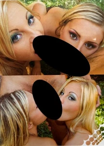 Adult Pin-Up Poster 11X17: Liliane Tiger & Sharka Blue in Private Casual Sex BJ - Picture 1 of 1