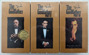 The Godfather Complete Set; Final Director's Cut 1997; Factory Sealed VHS Tapes - Picture 1 of 6