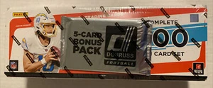 2021 Panini Donruss NFL FANATICS EXCLUSIVO sellado de fábrica conjunto completo + 5 hiper - Imagen 1 de 4