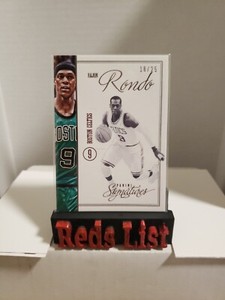 2012-13 Panini Signatures Stars 18/25 Rajon Rondo #129 Boston Celtics FHOF 