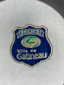 Police Ville de Gatineau Quebec Canada Hat Lapel Pin - Picture 1 of 2